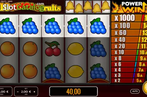 Скрин3. 10 Jingle Fruits слот
