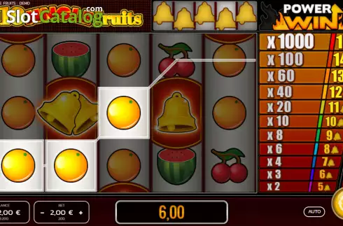 Скрин4. 10 Jingle Fruits слот