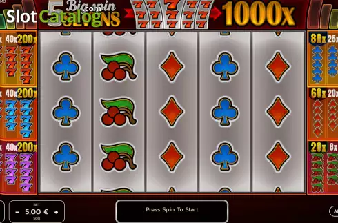 Скрин2. Big Spin Sevens слот