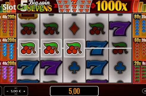 Скрин3. Big Spin Sevens слот