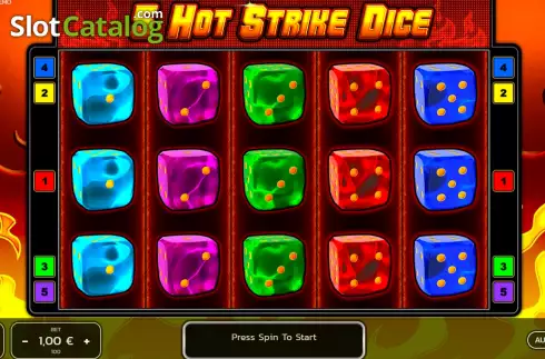 Скрин2. 5 Hot Strike Dice слот