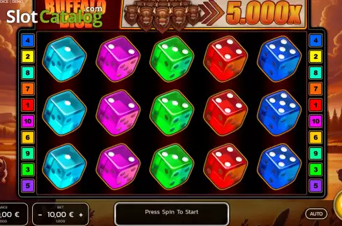 Скрин2. Buffalo Dice слот