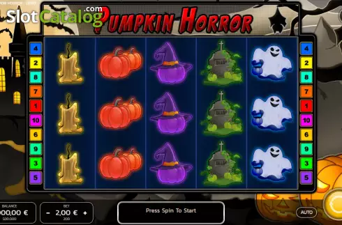 Скрин2. Pumpkin Horror слот