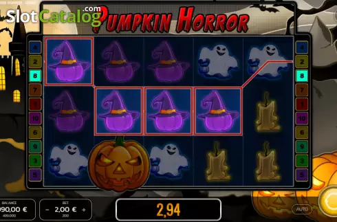 Скрин3. Pumpkin Horror слот