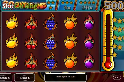 Скрин2. 20 Super Flames слот
