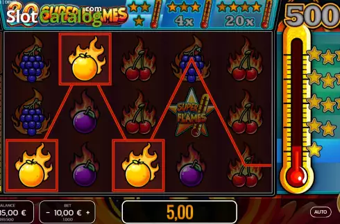 Скрин3. 20 Super Flames слот