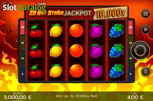 Скрин2. 20 Hot Strike Jackpot слот