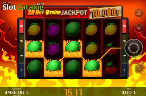 Скрин3. 20 Hot Strike Jackpot слот
