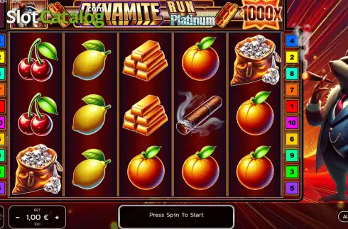 Скрин2. Dynamite Run Platinum слот