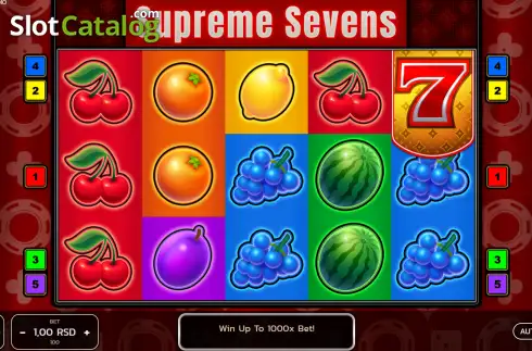 Скрин2. Supreme Sevens слот