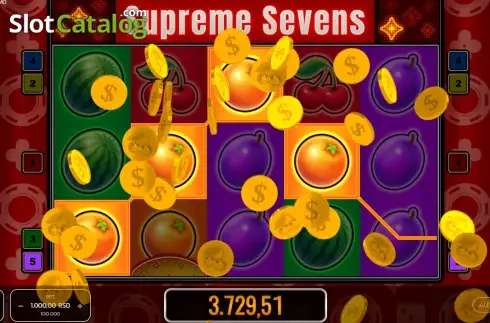 Скрин3. Supreme Sevens слот