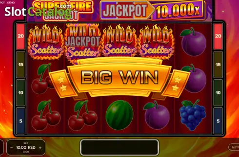 Скрин3. Super Fire Jackpot слот
