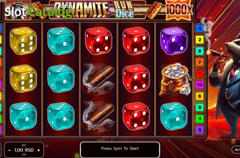 Скрин2. Dynamite Run Dice слот