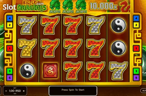 Скрин2. Big Spin Dragons слот