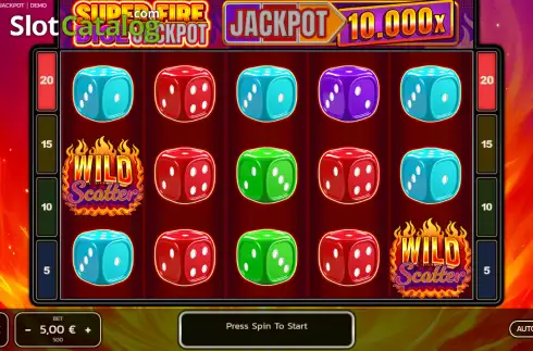 Скрин2. Super Fire Dice Jackpot слот