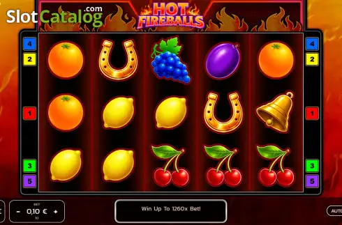 Скрин2. Hot Fireballs слот