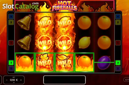 Скрин3. Hot Fireballs слот