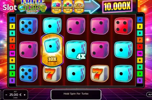 Скрин2. Fruit Play Dice слот