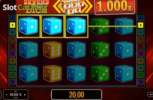 Скрин3. Sevens Pay Dice слот