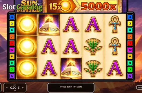 Скрин2. Sun Of The Nile слот