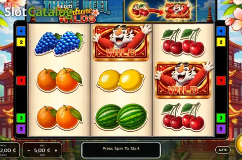 Скрин2. Three Reel Fortune Wilds слот
