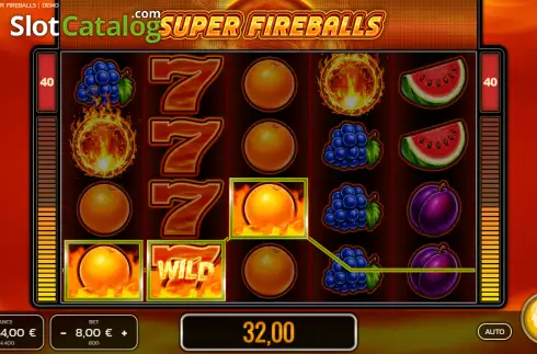 Скрин3. Super Fireballs слот