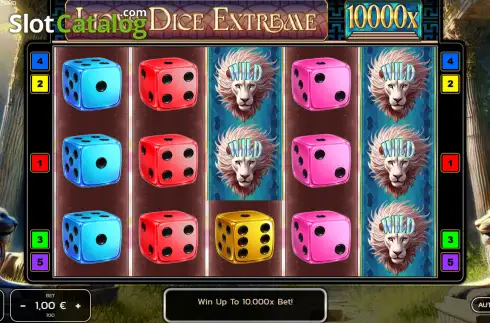 Скрин2. Lions Dice Extreme слот