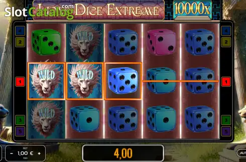 Скрин3. Lions Dice Extreme слот
