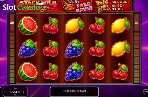 Скрин2. Stack Wild Attack слот