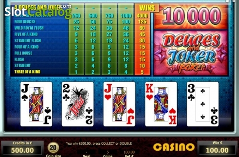 Скрин4. Deuces and Joker Poker (Tom Horn Gaming) слот