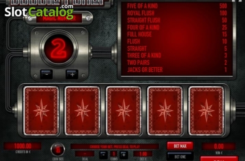 Скрин3. Double Poker (Tom Horn Gaming) слот