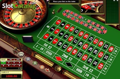 Скрин2. European Roulette (Tom Horn Gaming) слот
