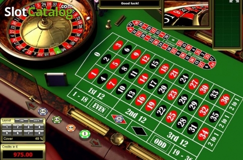 Скрин4. European Roulette (Tom Horn Gaming) слот