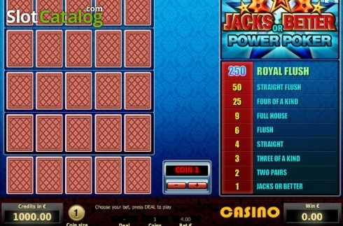Скрин2. Jacks or Better 4 Hand Poker (Tom Horn Gaming) слот