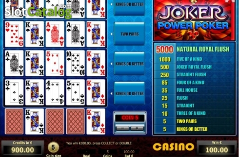 Скрин4. Joker 4 Hand Poker слот