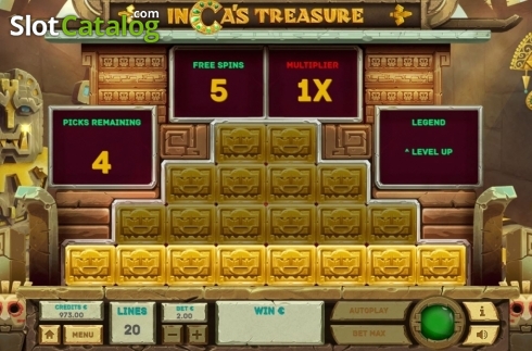 Скрин5. Inca's Treasure слот