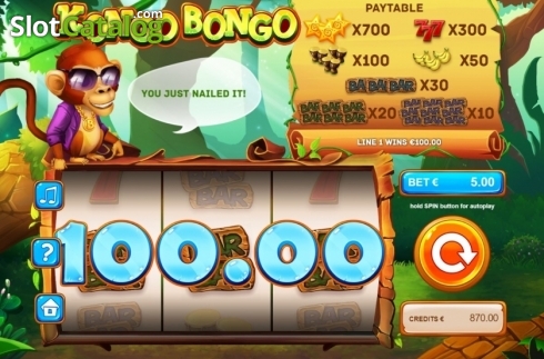 Скрин3. Kongo Bongo слот