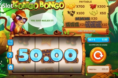Скрин4. Kongo Bongo слот