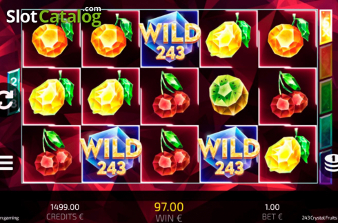 Скрин2. 243 Crystal Fruits Reversed слот