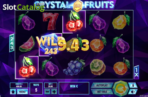 Скрин3. 243 Crystal Fruits Reversed слот