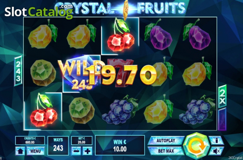 Скрин4. 243 Crystal Fruits Reversed слот
