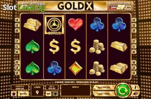 Скрин2. Gold X слот