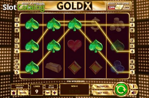 Скрин3. Gold X слот