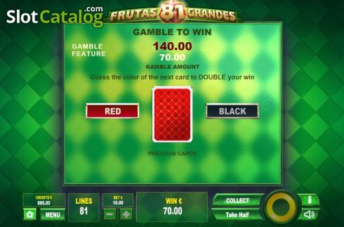 Скрин6. 81 Frutas Grandes слот