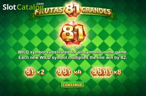 Скрин2. 81 Frutas Grandes слот