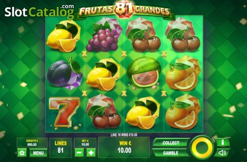 Скрин4. 81 Frutas Grandes слот