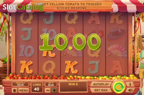 Скрин3. La Tomatina (Tom Horn Gaming) слот