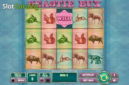 Скрин2. Beastie Bux слот