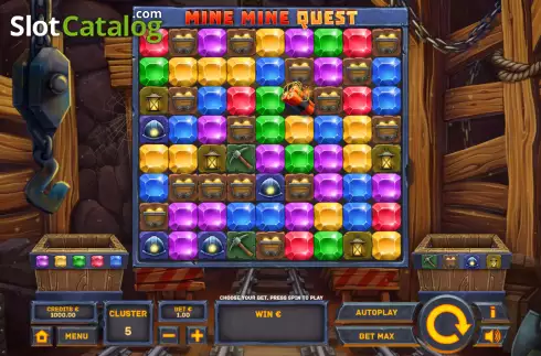 Скрин2. Mine Mine Quest слот