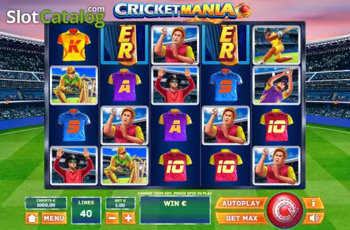 Скрин2. Cricket Mania слот
